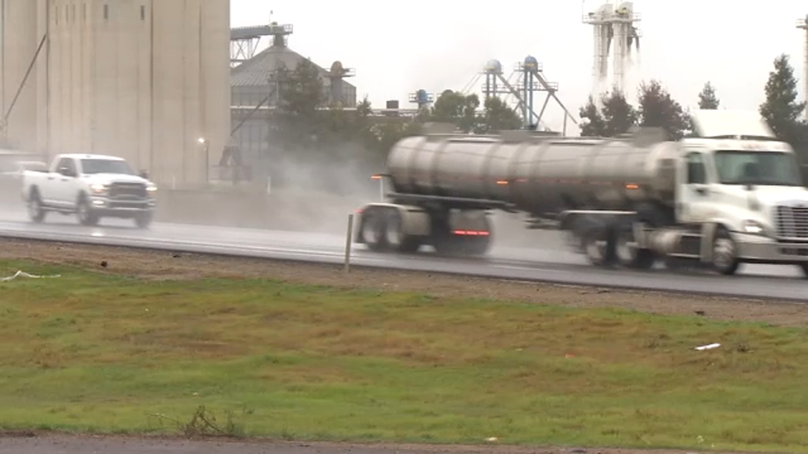 Wet weather and slick roads, drivers urged to slow down while traveling