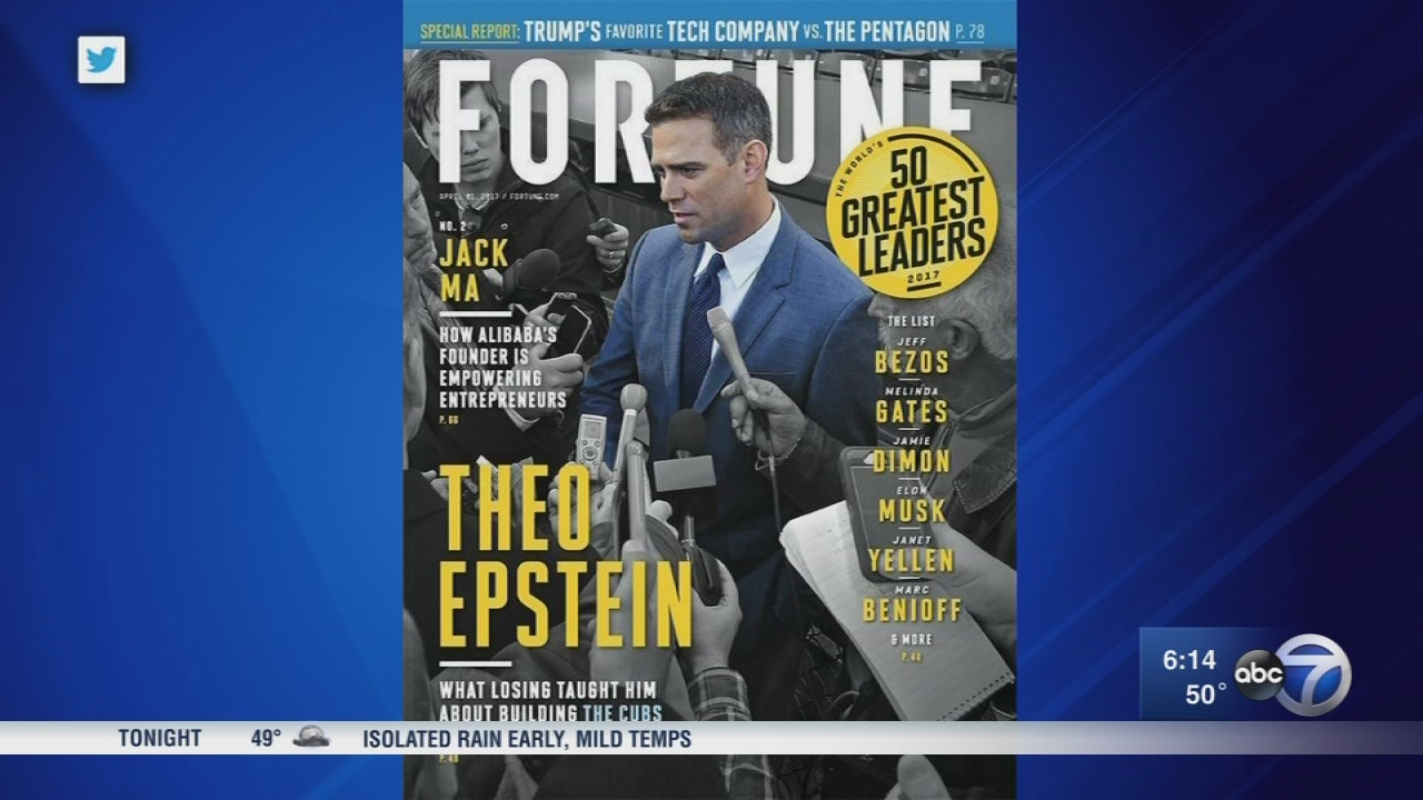 Theo Epstein tops "World's Greatest Leaders" list by Fortune