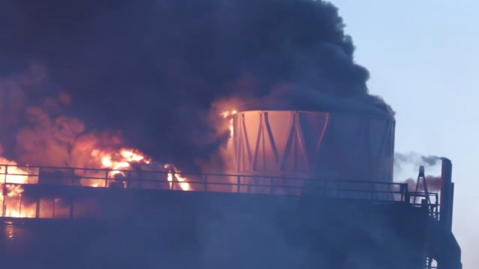 Investigators say it's too early to determine cause of Texas City fire at decommissioned power plant