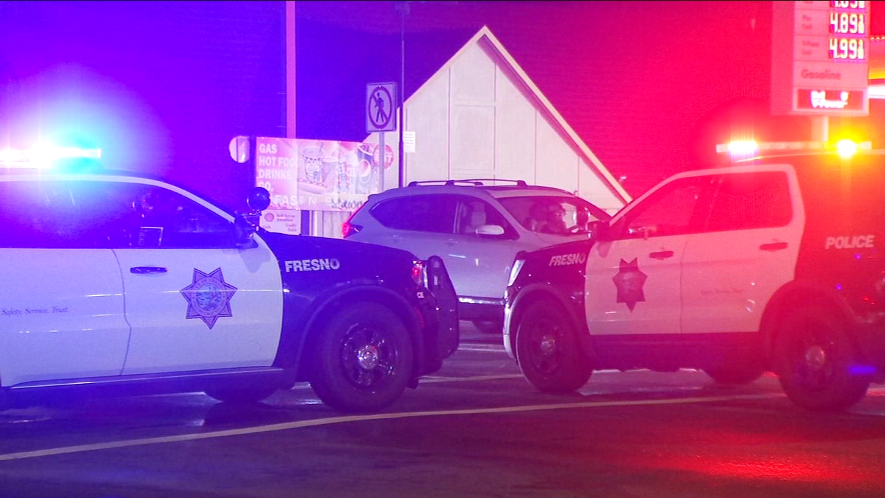 Pedestrian hospitalized after colliding with motorcycle rider in Central Fresno, police say