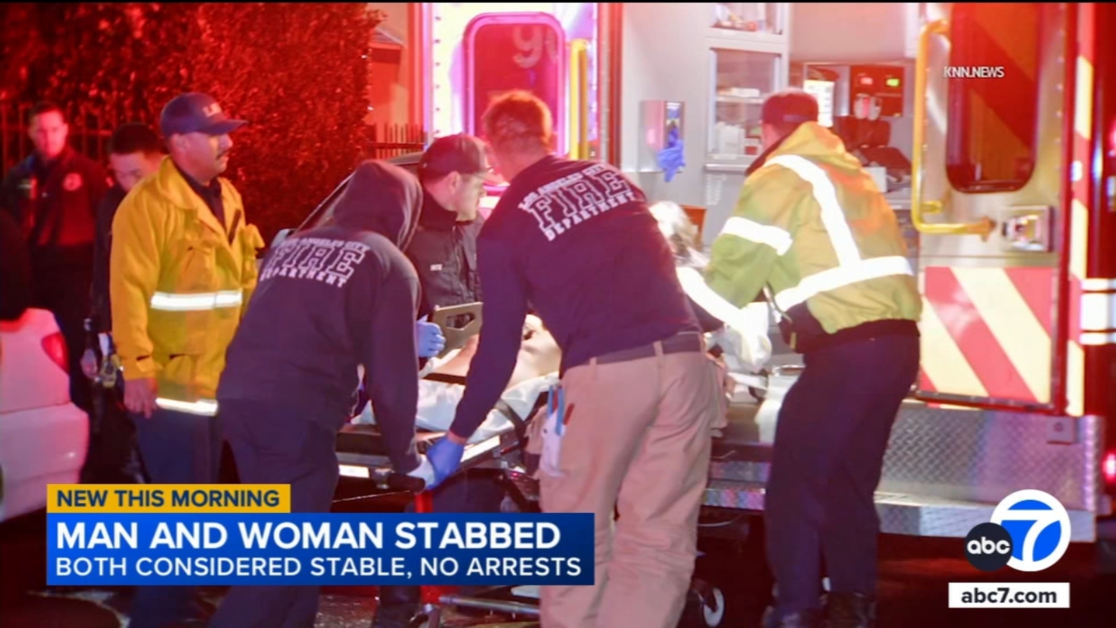 Double stabbing in North Hills leaves man and woman hospitalized, LAPD ...