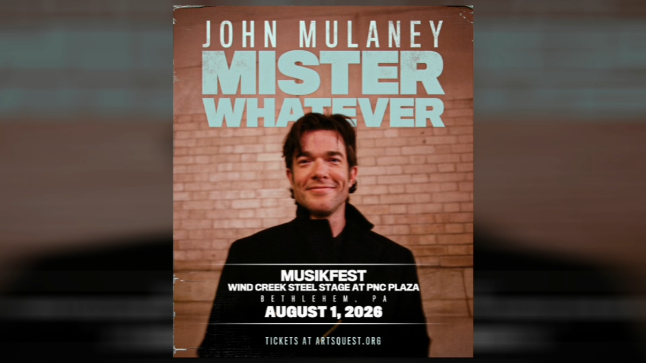 Comedian John Mulaney announced as Musikfest headliner for 2026