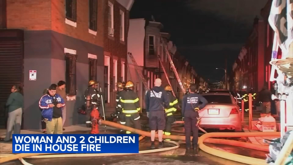2 young siblings among 3 killed in Philadelphia house fire