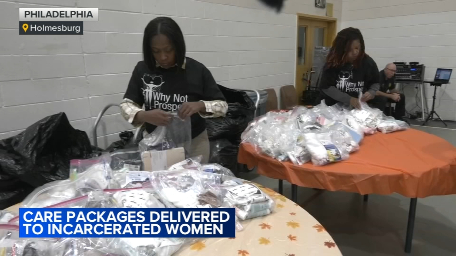 Care packages delivered by nonprofit Why Not Prosper to incarcerated