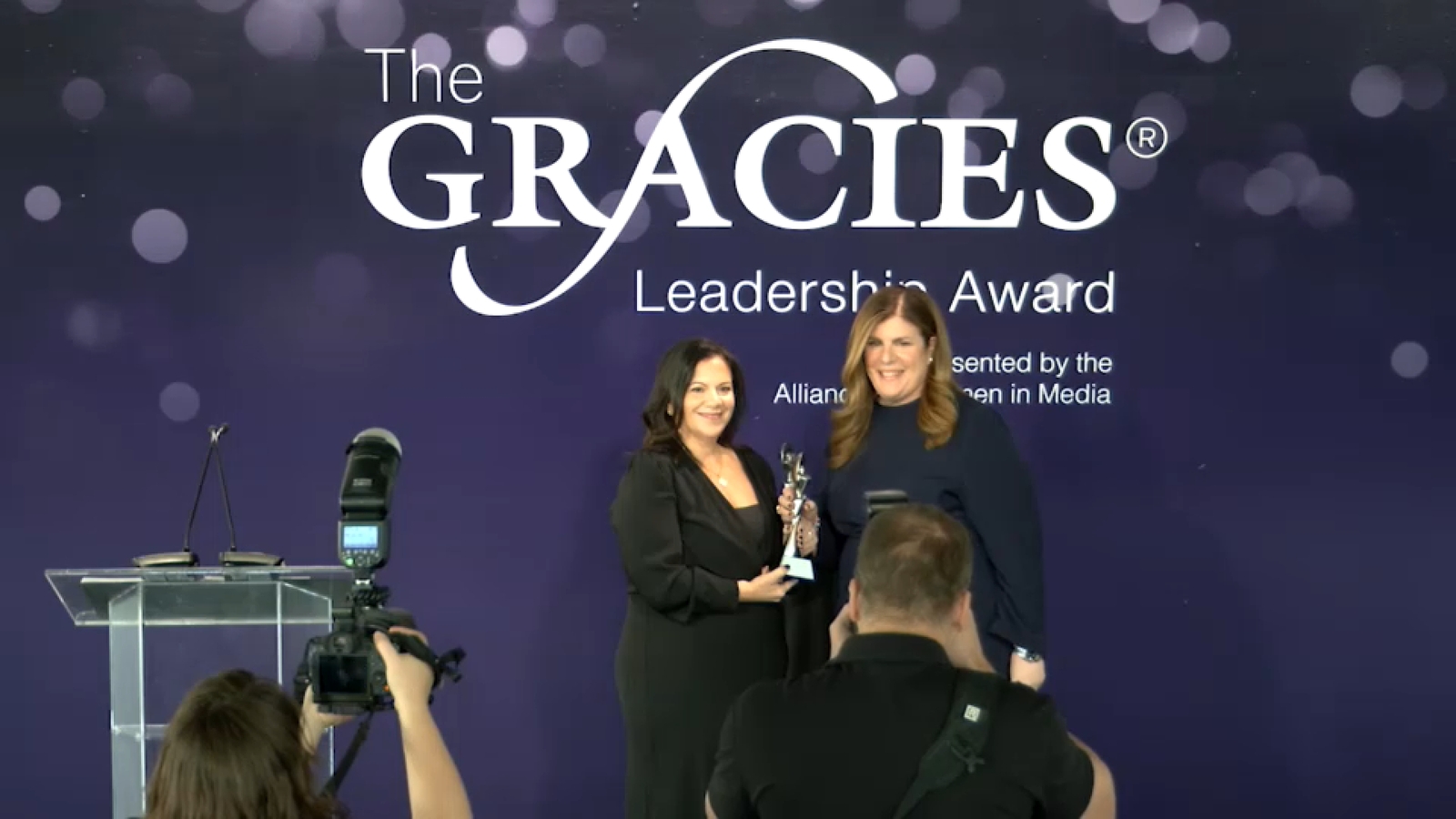 Katie Couric, Rita Ferro honored at Gracies Leadership Awards Luncheon