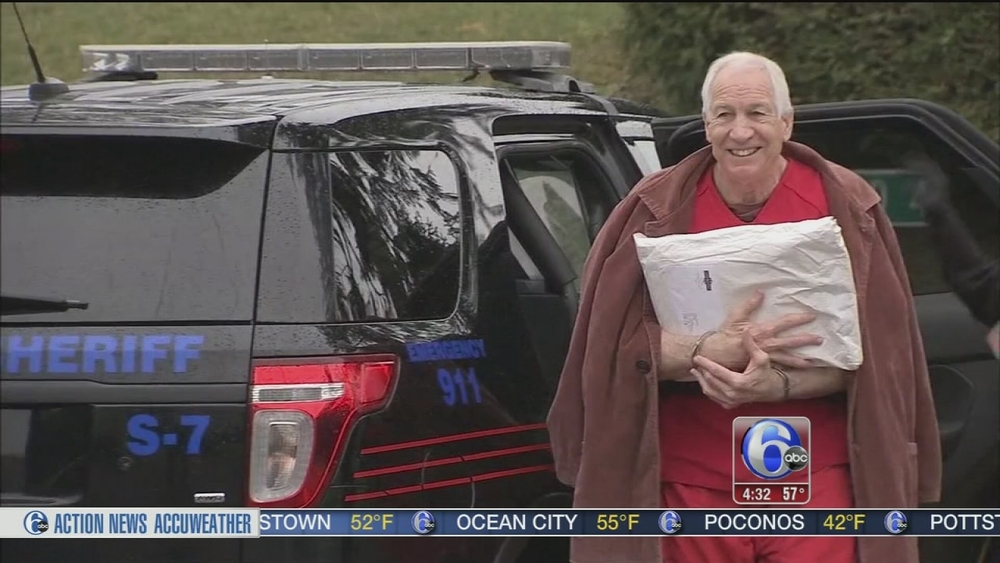 Sandusky appears before judge in bid for new trial