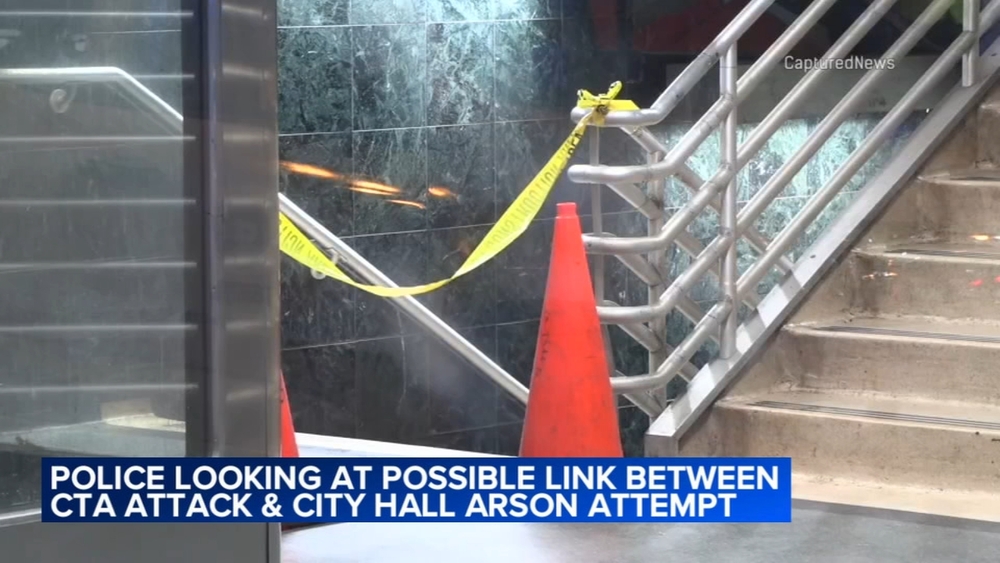 CPD probing possible link between CTA attack, City Hall arson: sources