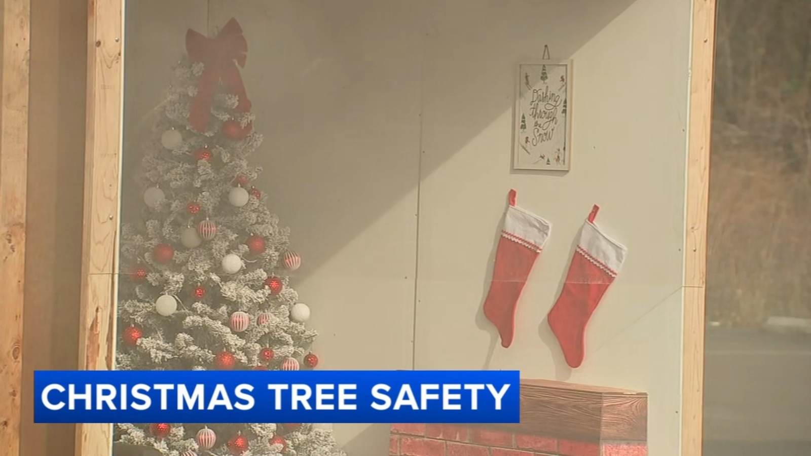 Demonstration shows how quickly Christmas tree, decorations can turn into fire tragedy
