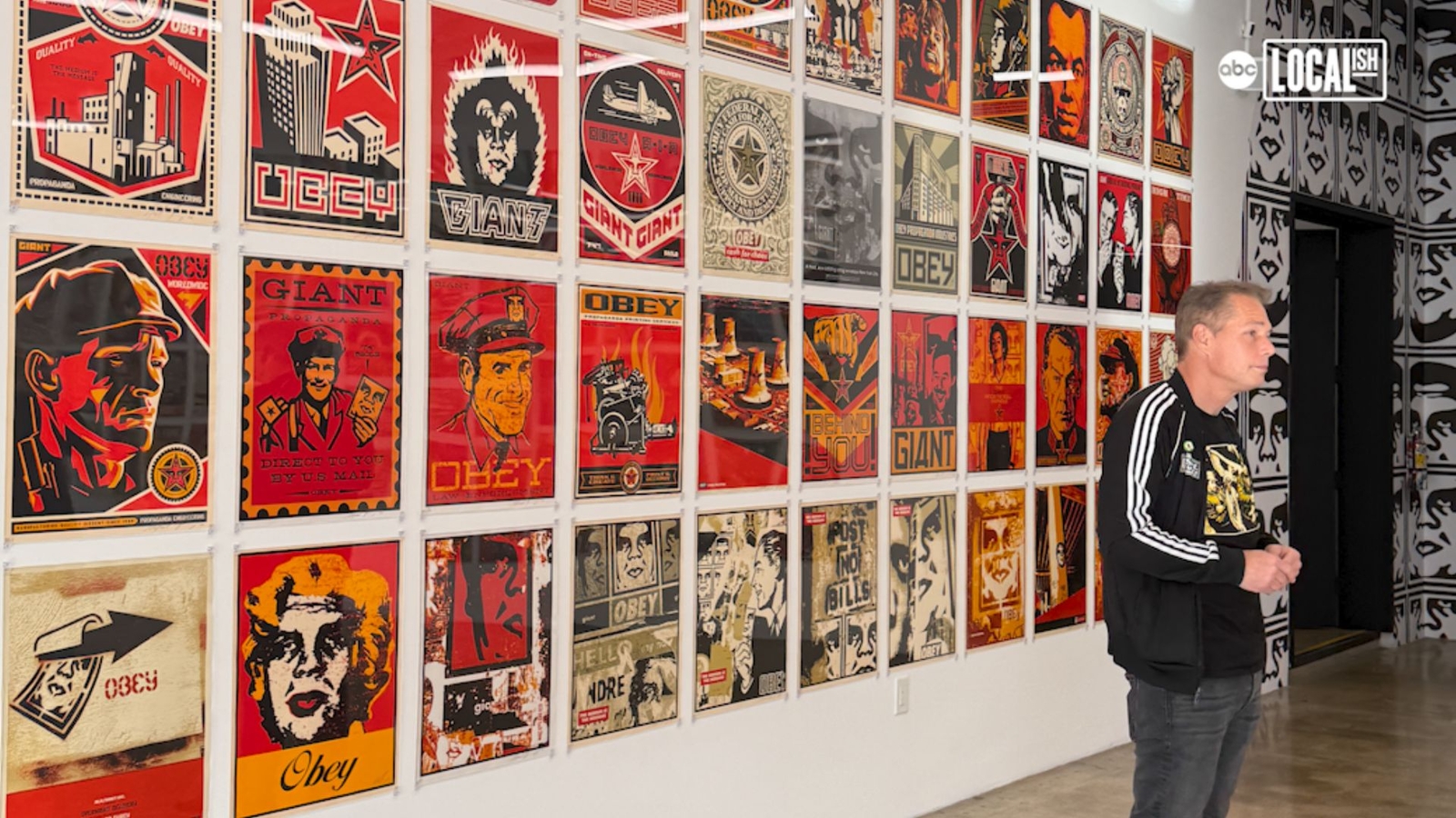 Shepard Fairey retrospective in Los Angeles highlights the artist behind OBEY art and Obama "Hope" Poster