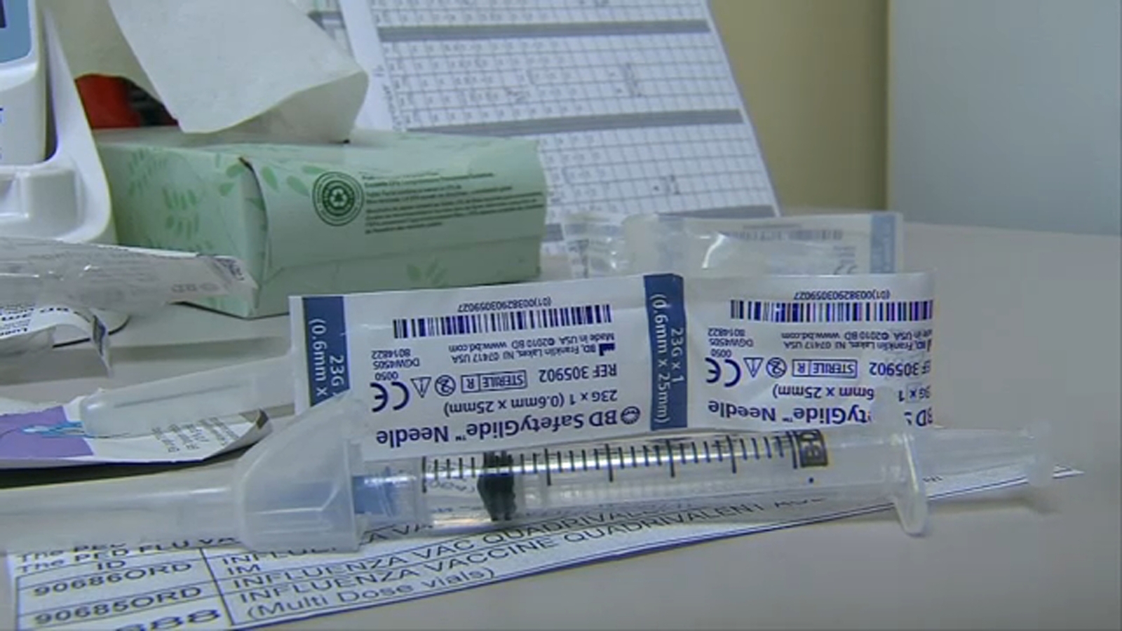 Los Angeles County reports 1st flu-related death of season