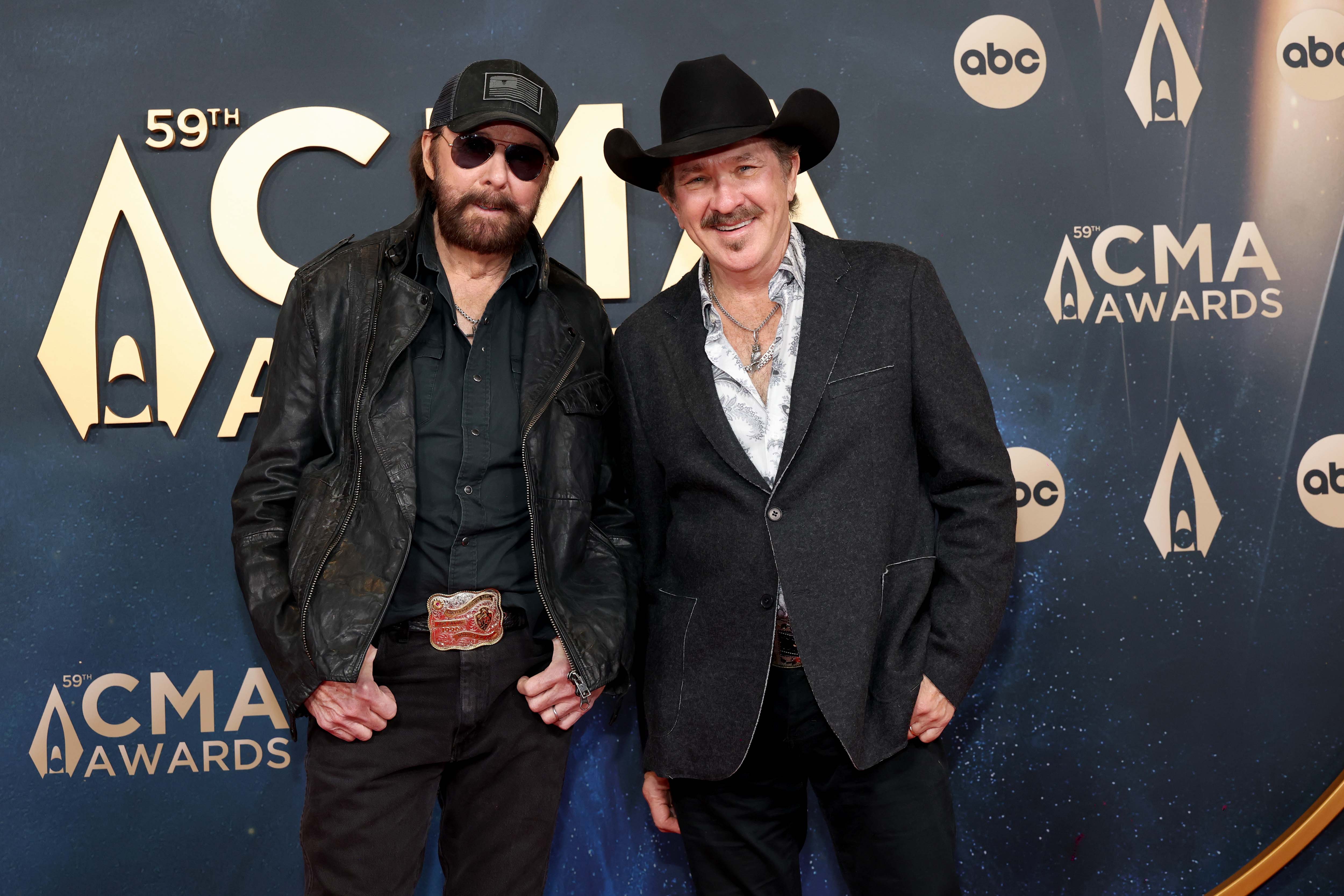 Ronnie Dunn and Kix Brooks attend the 59th Annual Country Music Association Awards at Music City Center on November 19, 2025 in Nashville, Tennessee.