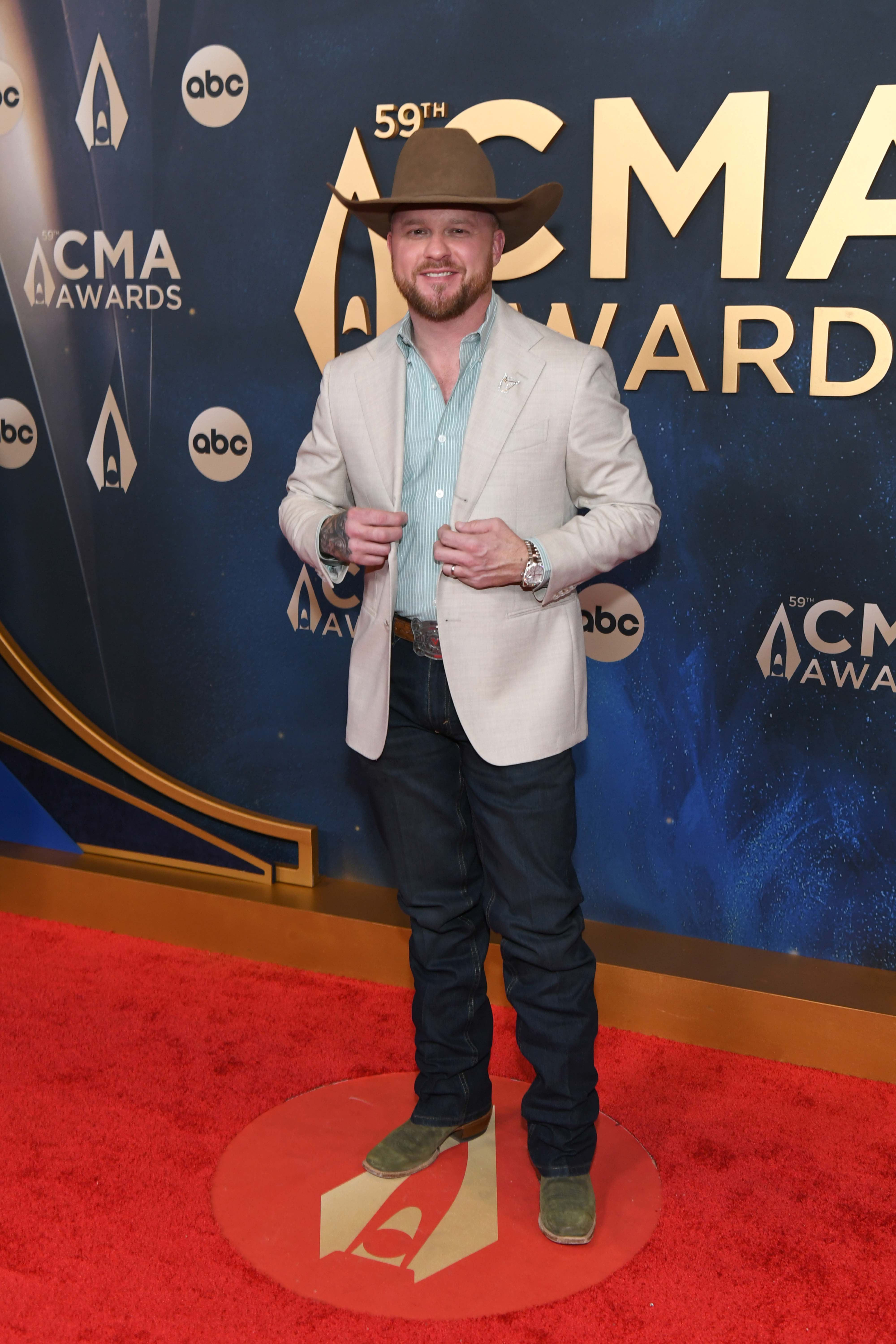 Cody Johnson attends the 59th Annual CMA Awards at Music City Center on November 19, 2025 in Nashville, Tennessee.