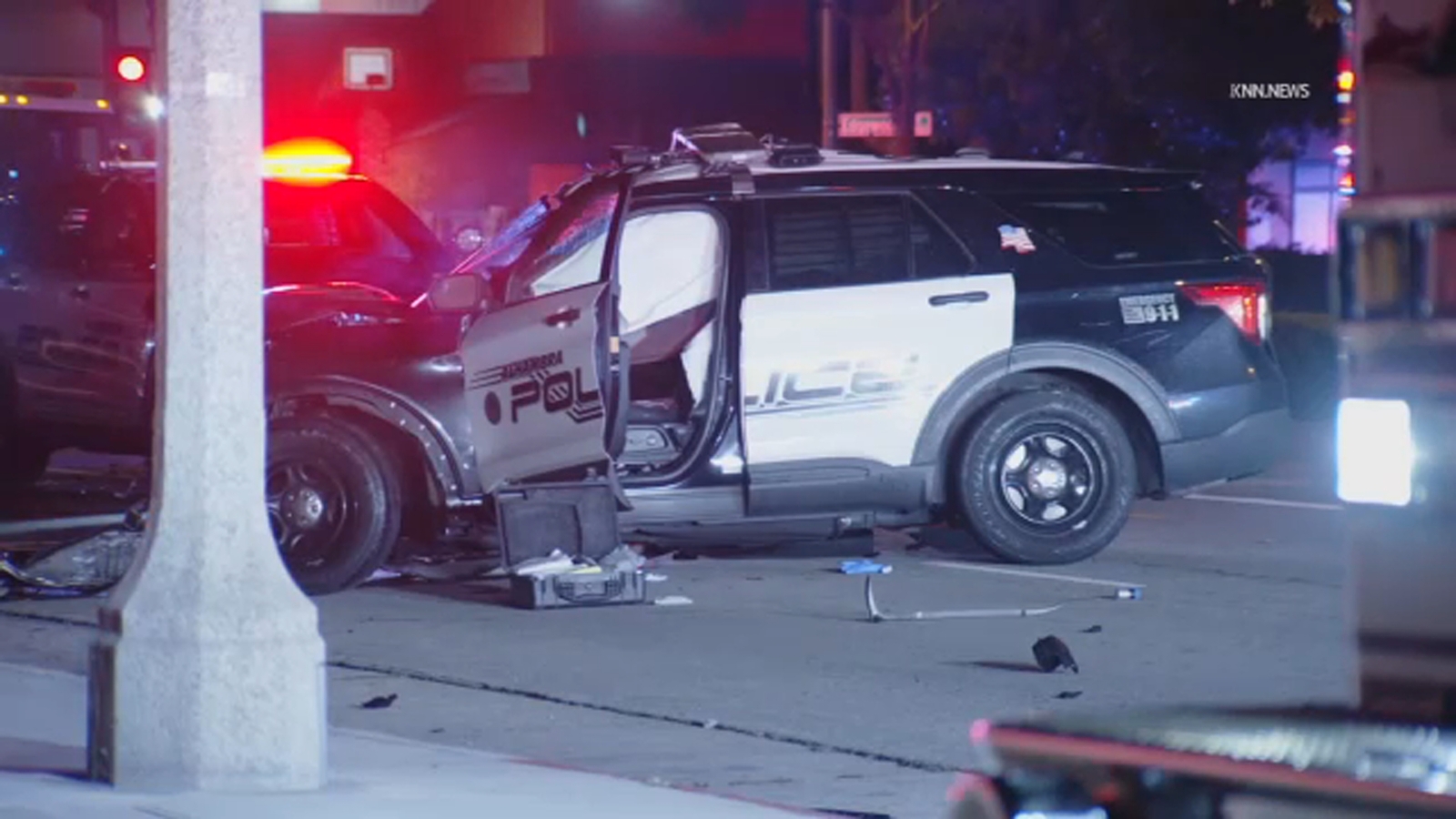 Officer among 2 killed in violent crash after chase in Alhambra; 2 others hurt