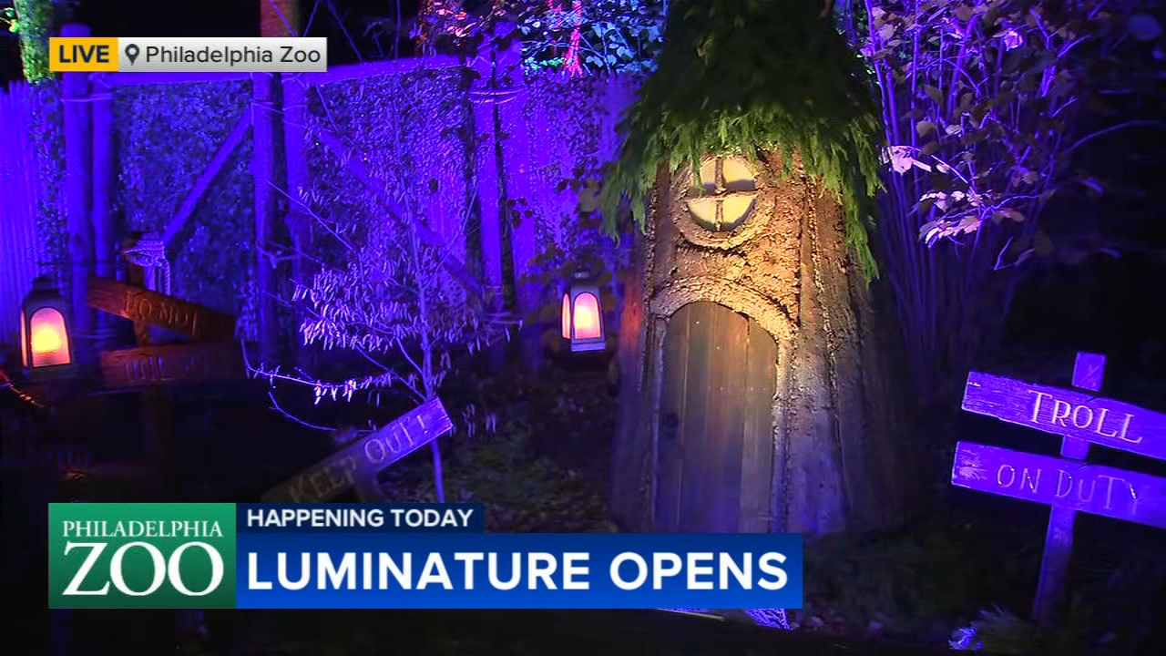 Nature-inspired LumiNature light show returns to Philadelphia Zoo