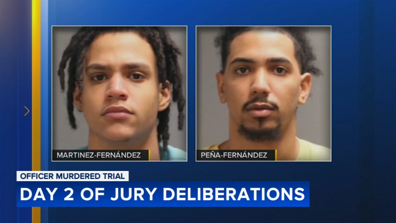 Jury deliberations continue for 2nd day in Philadelphia officer murder trial