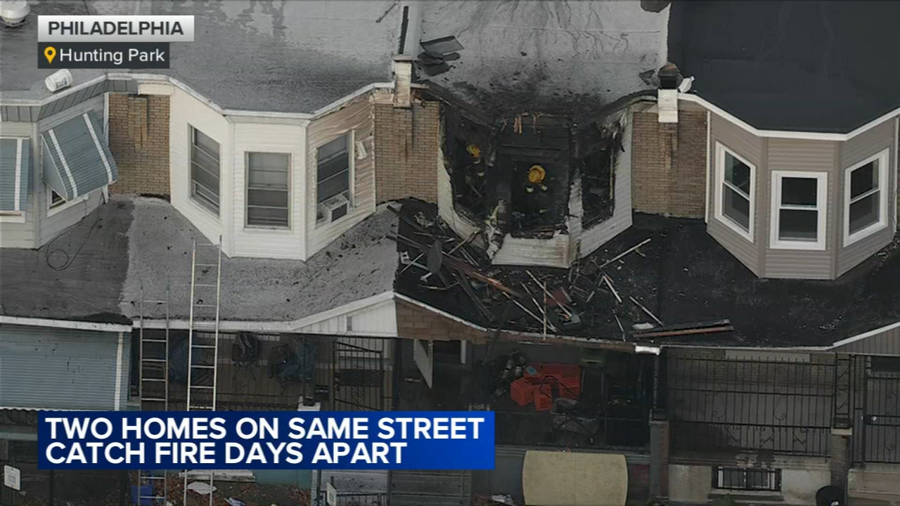 Fire erupts in Hunting Park home near site of blaze earlier this week