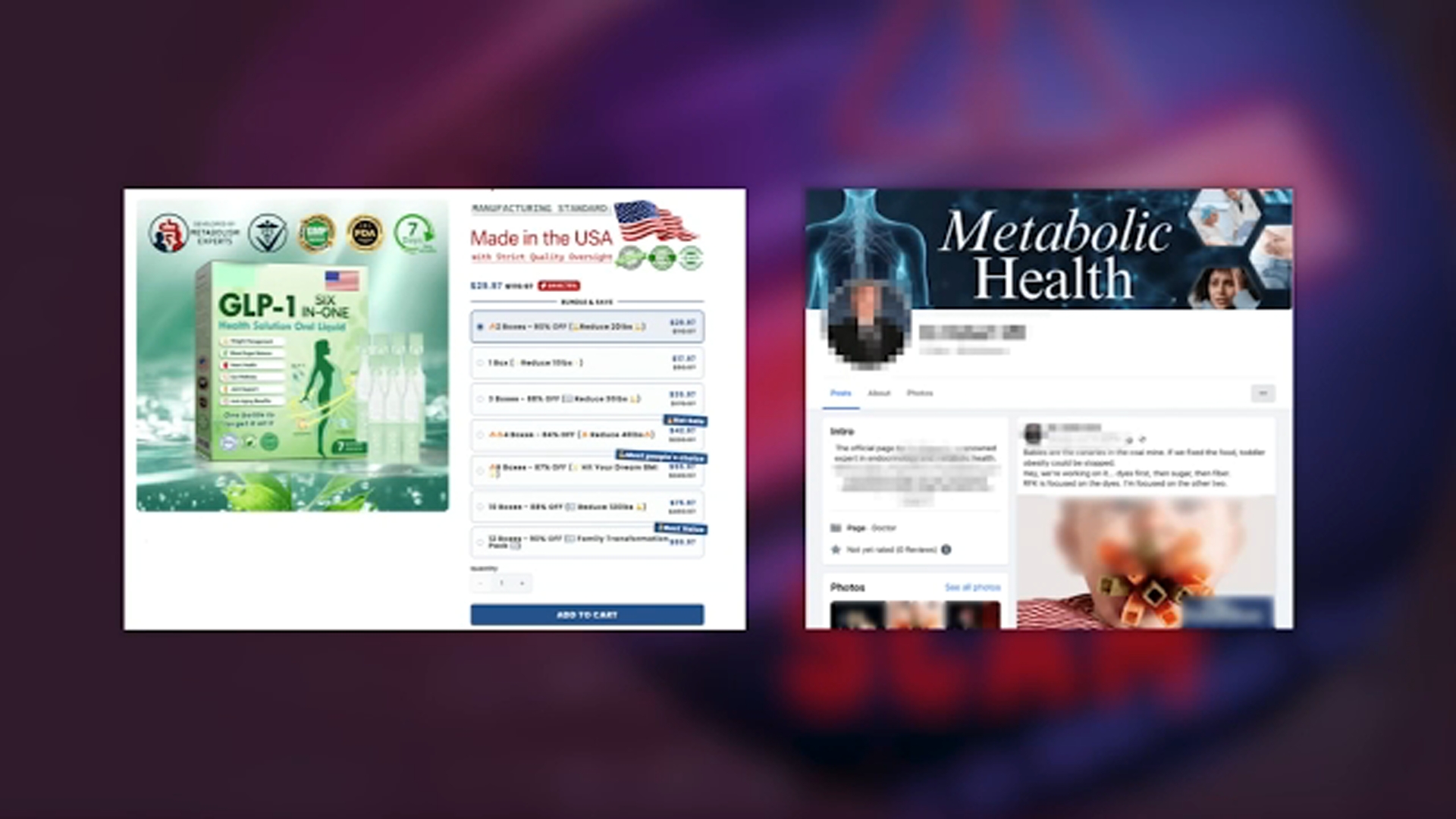 glp-1 target Scam warning: GLP-1 shoppers warned as thousands of social media pages  target weight loss drug buyers