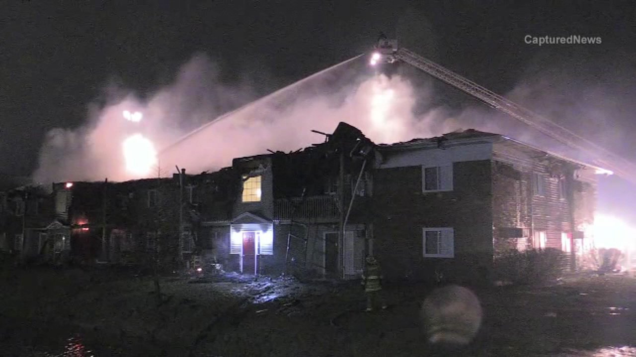 Woodstock fire displaces dozens of families