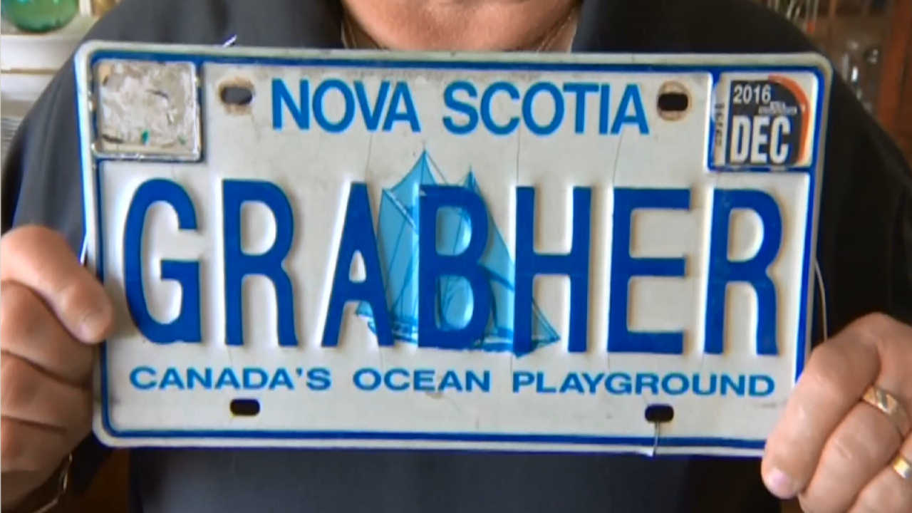 Department of Transportation cancels 'Grabher' license place