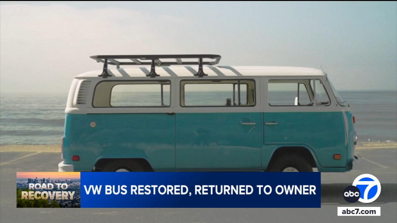 Symbol of resilience': Beloved blue VW Bus fully restored
