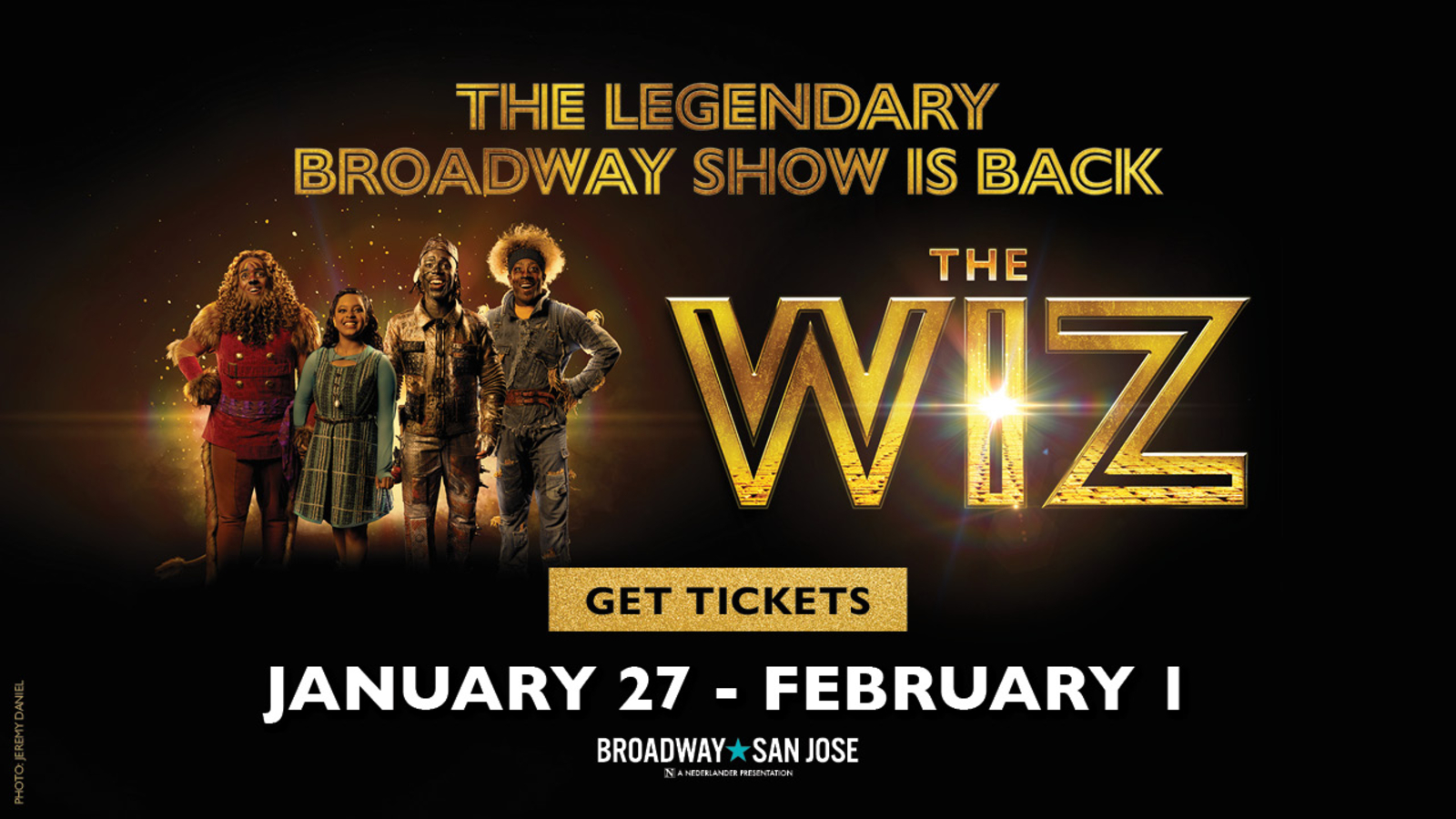 THE WIZ returns to San Jose in an all-new Broadway tour!