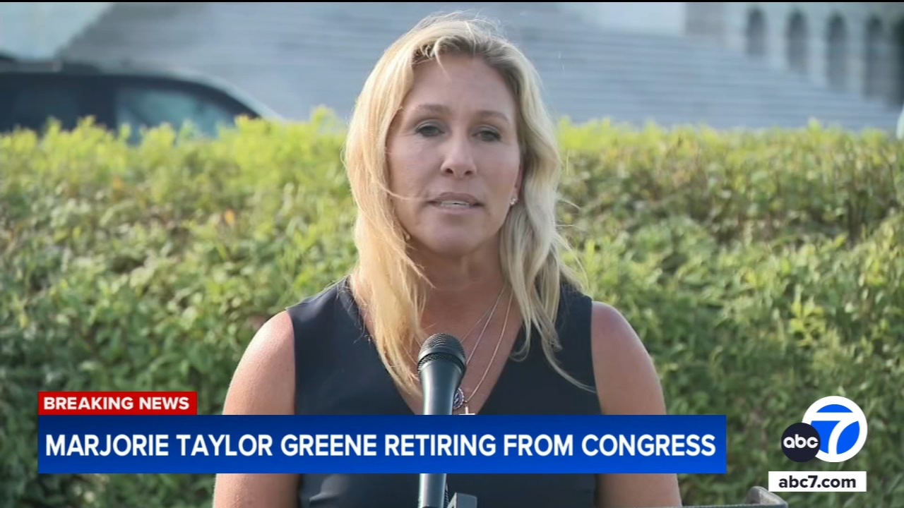Marjorie Taylor Greene says she is resigning from Congress in January