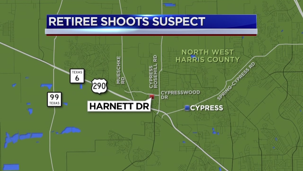 Retired officer shoots masked neighbor in Cypress