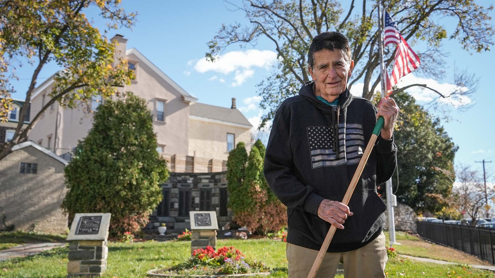 90-year-old devotes decades to preserving the Wissahickon War Memorial