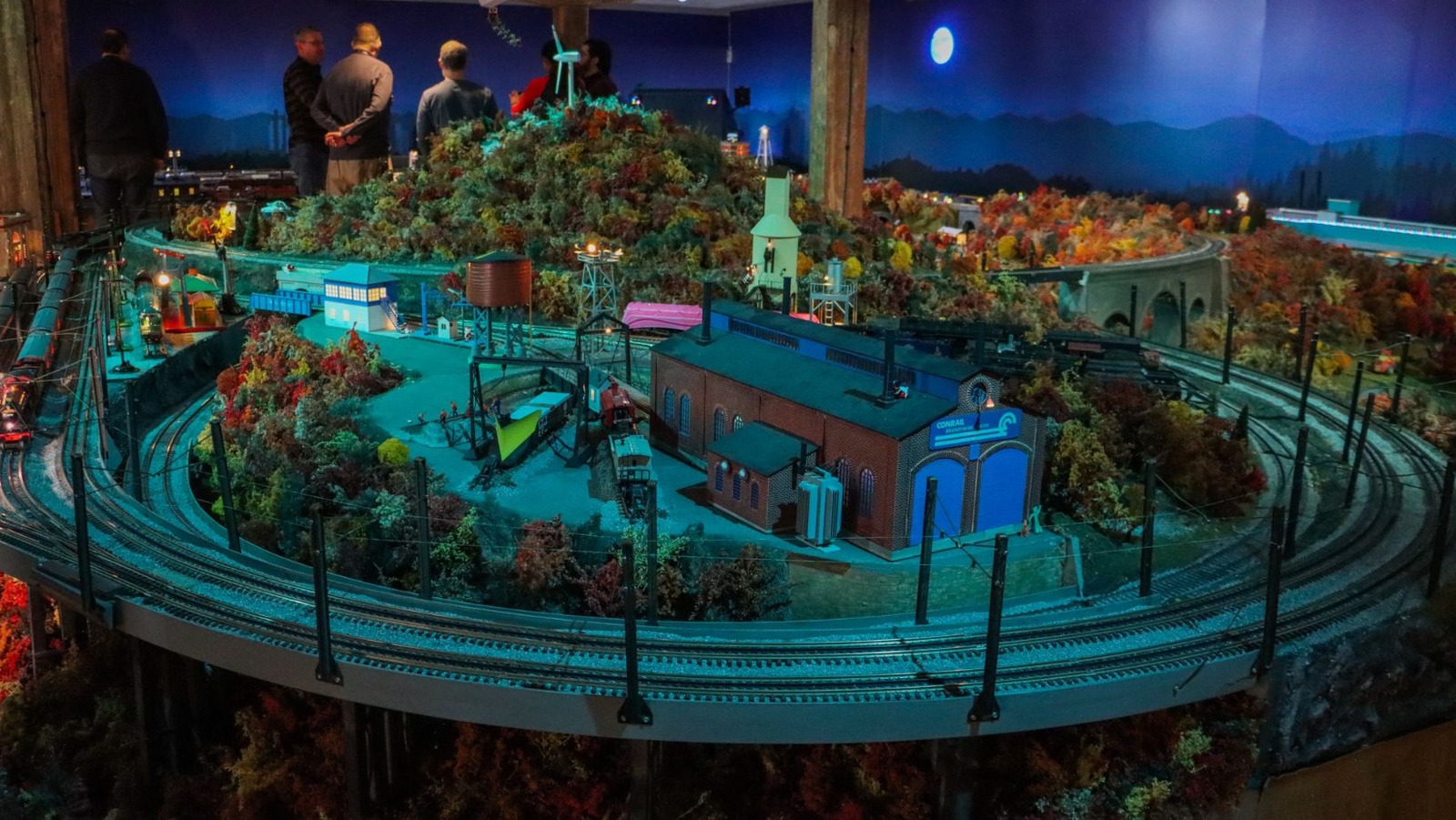 The holidays are on full display with model train railroad at the Brandywine Museum of Art
