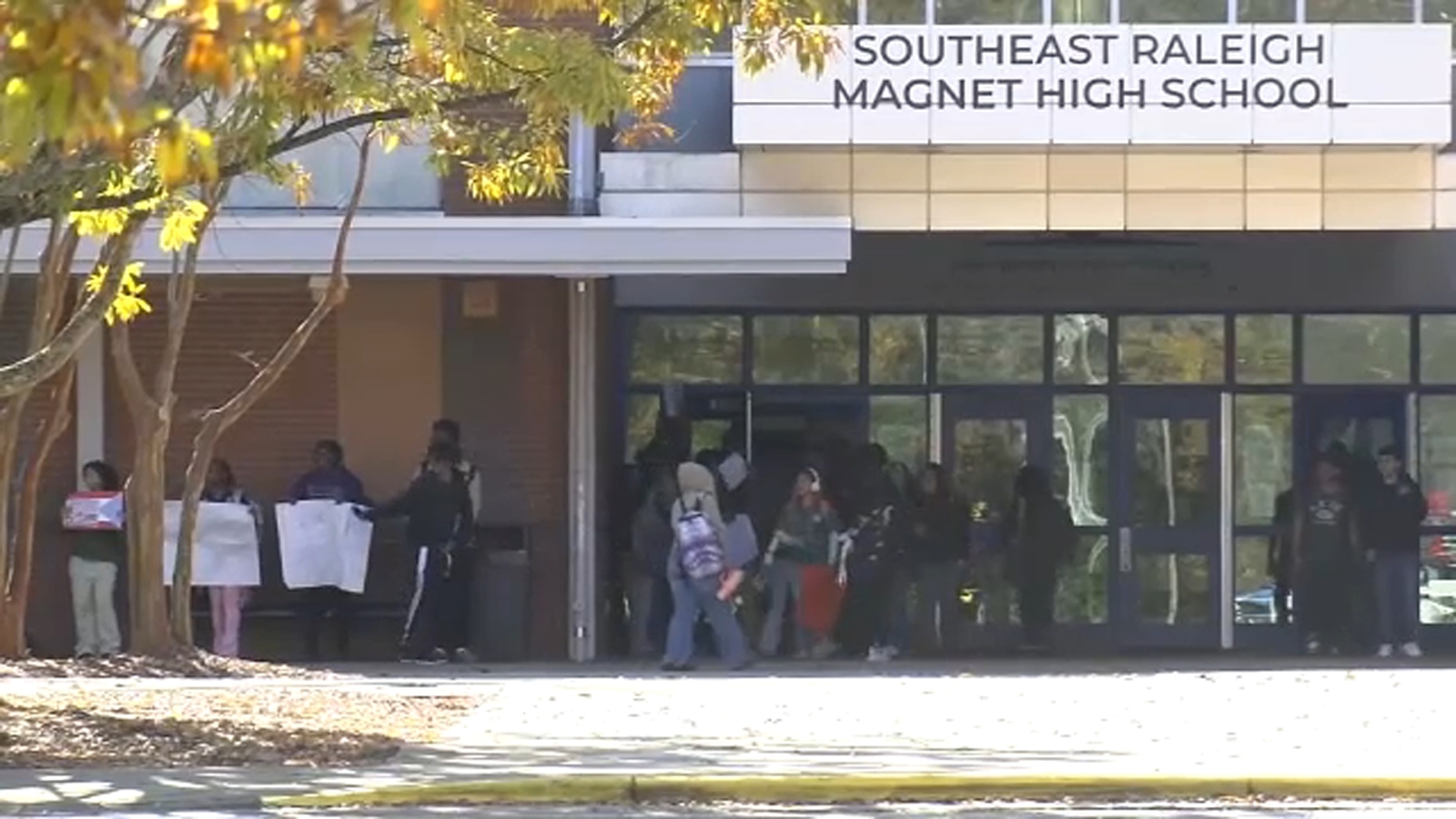 South Raleigh High ICE still in NC | Southeast Raleigh Magnet High School students walkout ...