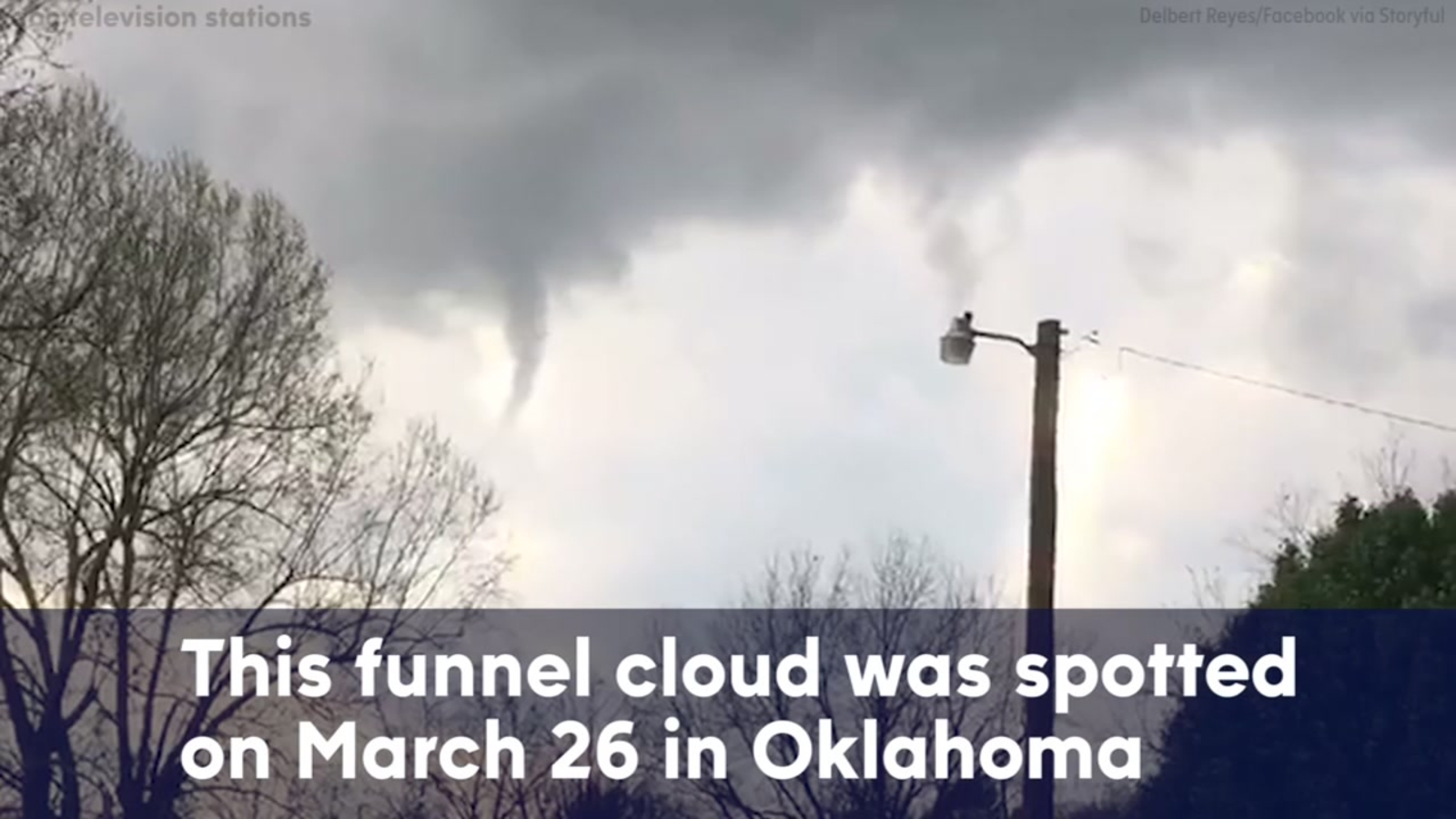 Funnel cloud spotted in Konawa, Oklahoma ABC7 San Francisco