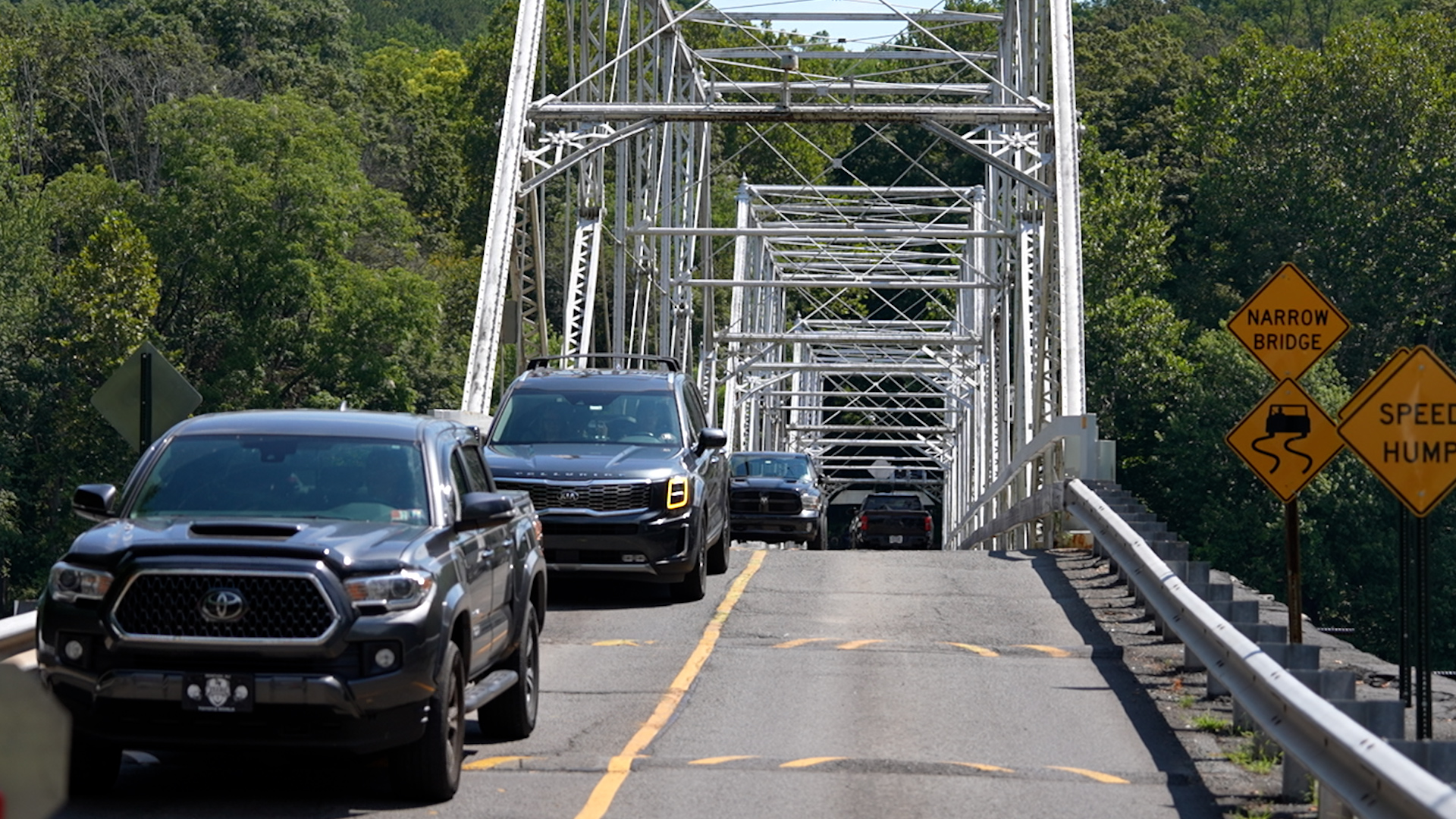 brother bridge Henry BRN（7） Take a trip across the historic Dingmans Ferry Bridge - ABC11