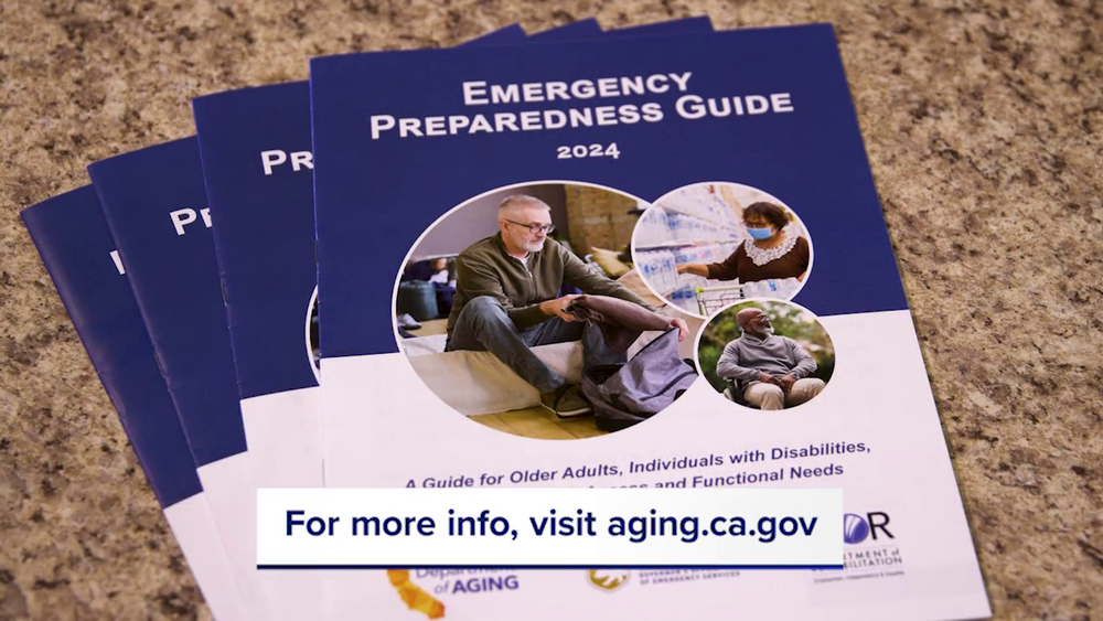 CA Dept of Aging offers resources for emergency preparedness