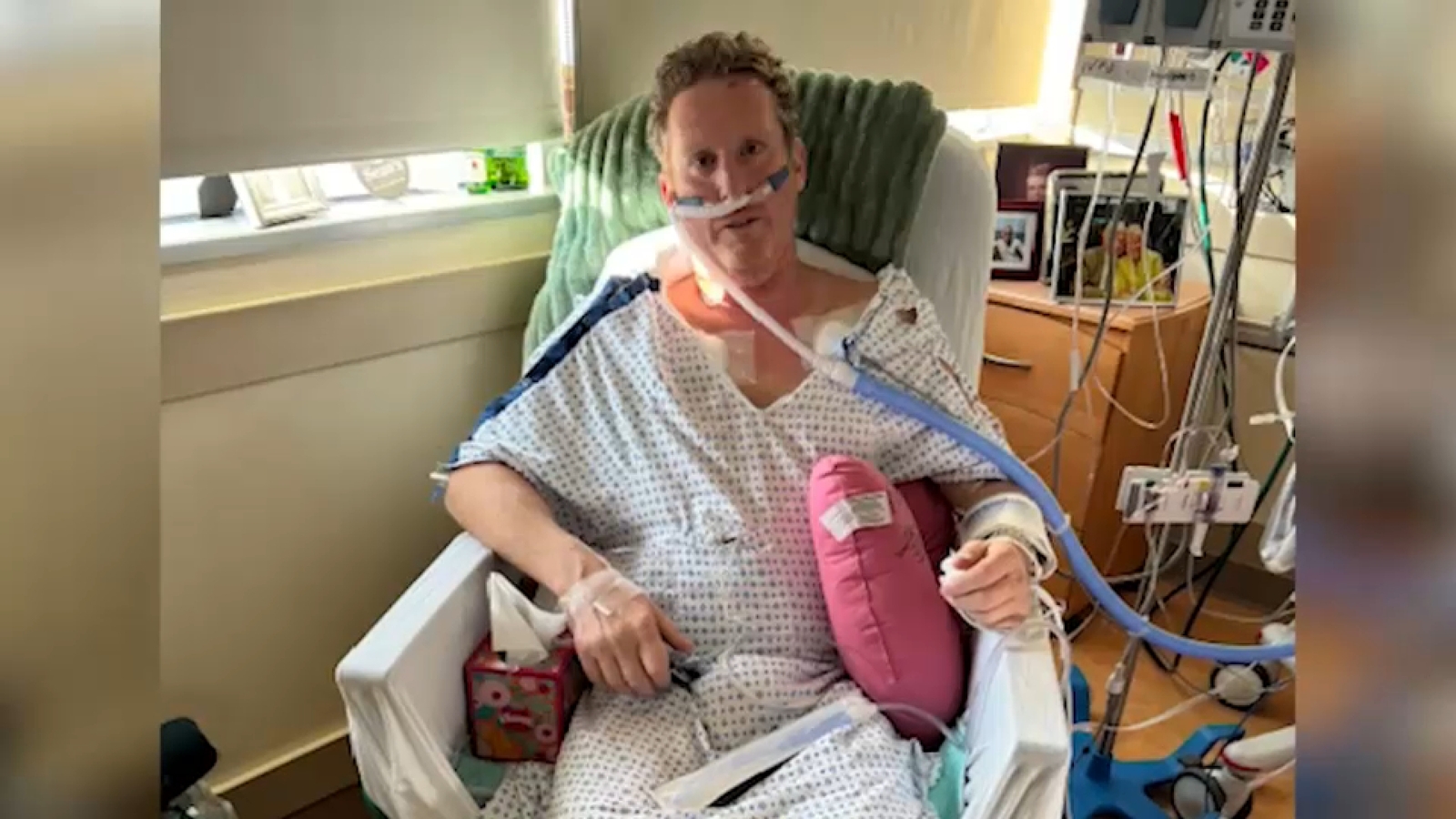 Northwell Health doctors use ECMO machine to save man after pneumonia caused him to cough so violently he suffered punctured lung