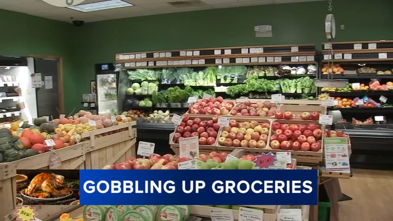 Gobbling up groceries ahead of Thanksgiving