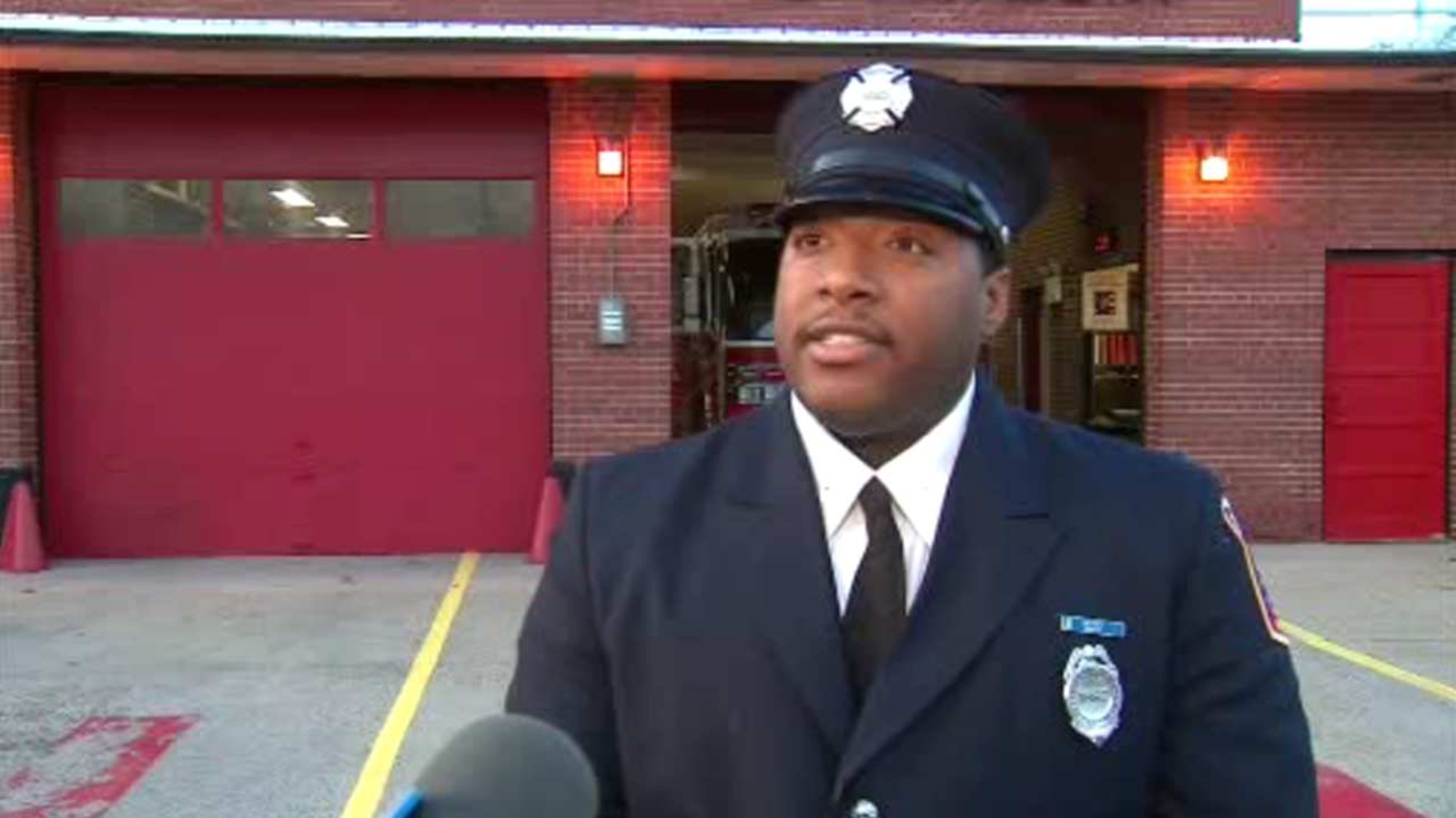 Freeport, Long Island, firefighter saves family from burning home while