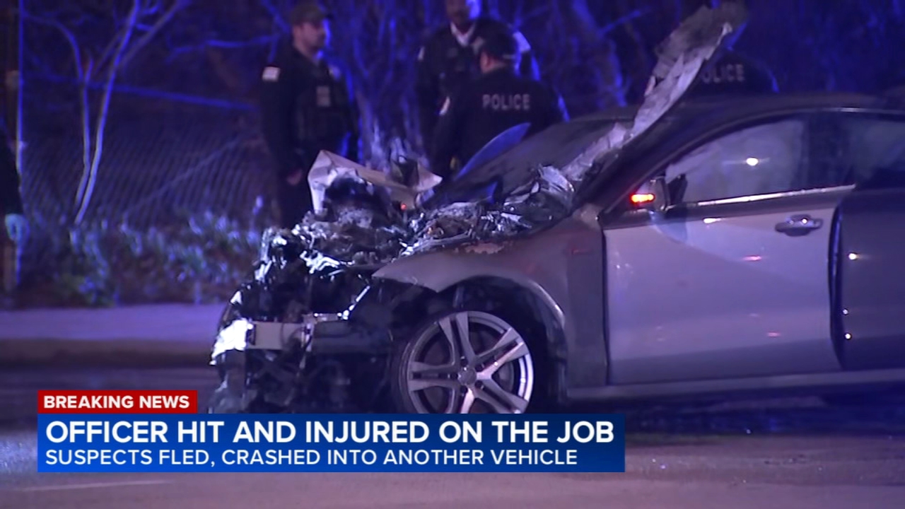 CPD officer hit by vehicle on South Side: sources