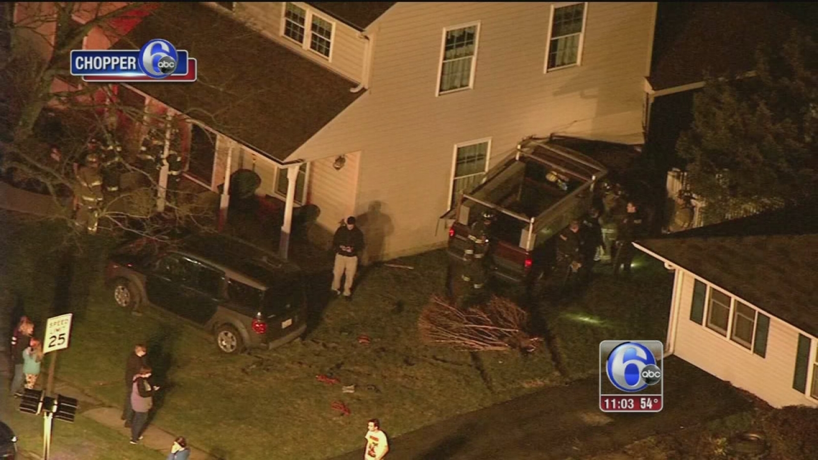 Truck crashes into Levittown house 6abc Philadelphia