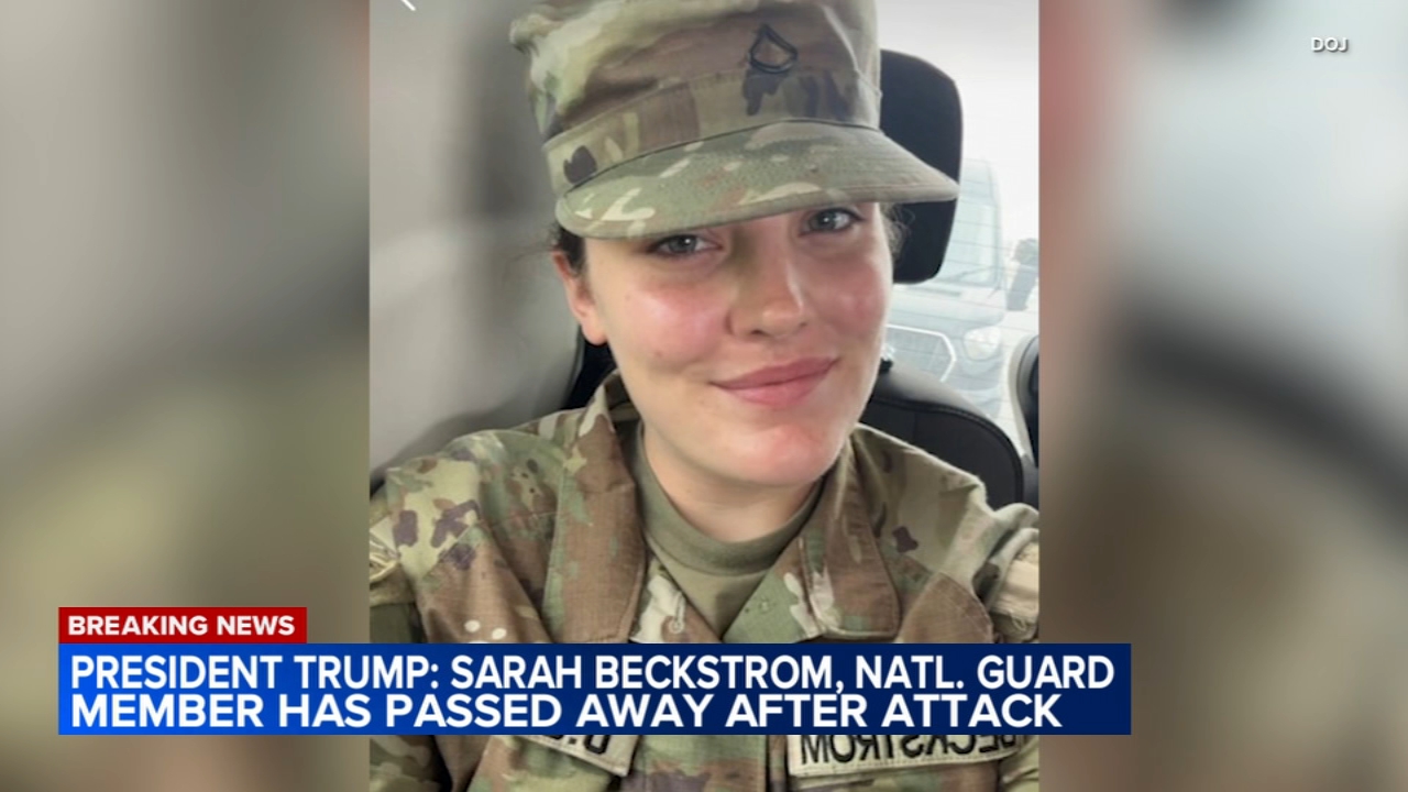 1 of 2 National Guard members wounded in shooting has died, Trump says