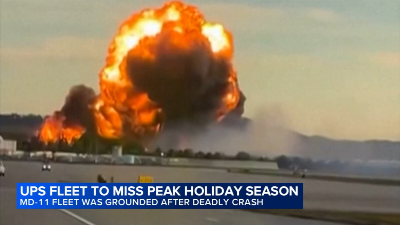 Fleet of UPS planes grounded after deadly crash expected to miss peak delivery season
