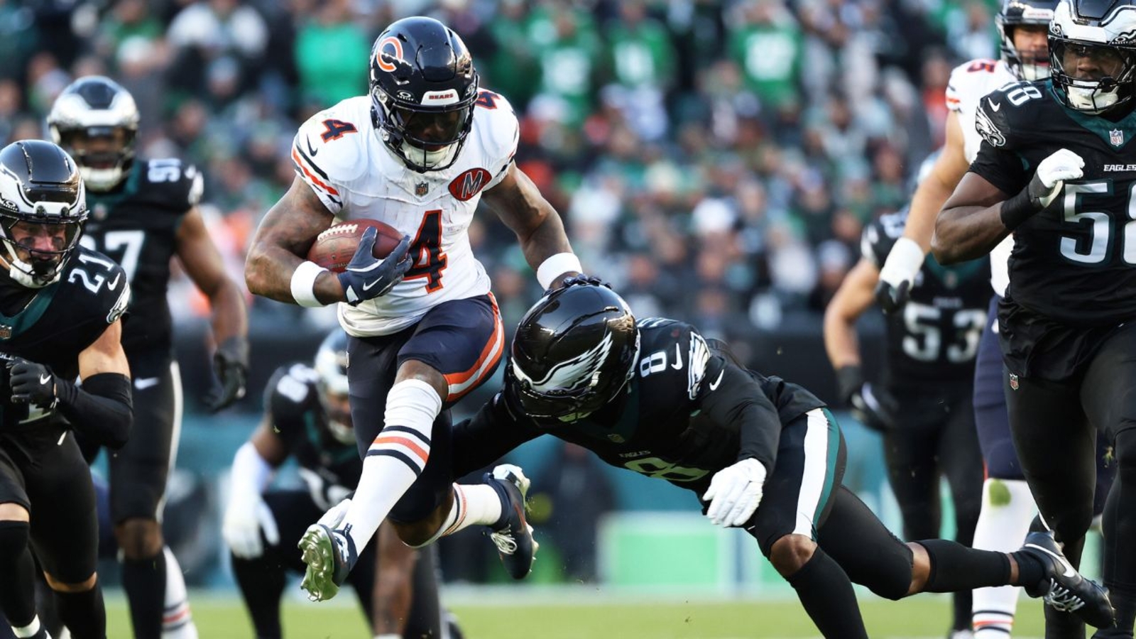 Eagles fall to Bears 24-15; boos rain down on Lincoln Financial Field