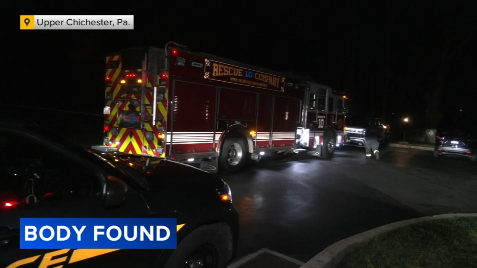 Police investigating after body found near creek in Upper Chichester, Delaware County