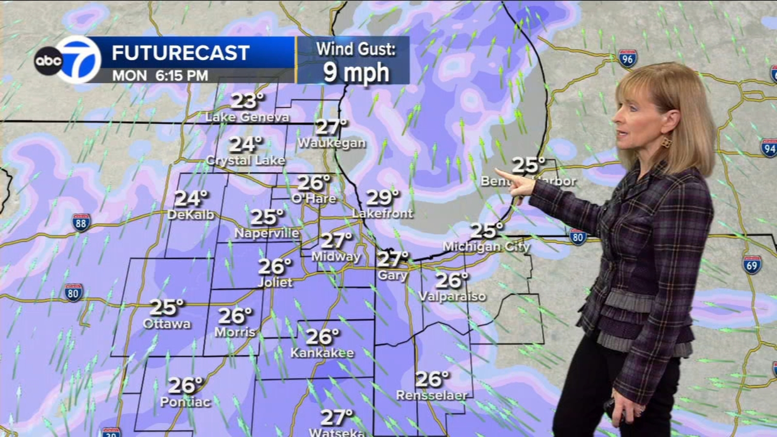 Chicago weather: More snow forecast for PM commute Monday