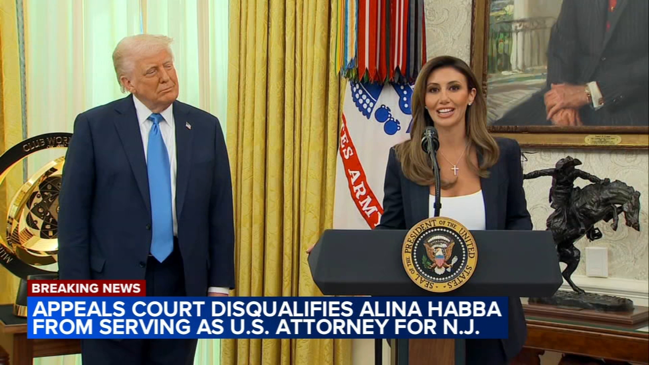 Former Trump lawyer Alina Habba disqualified as New Jersey prosecutor, US appeals court rules