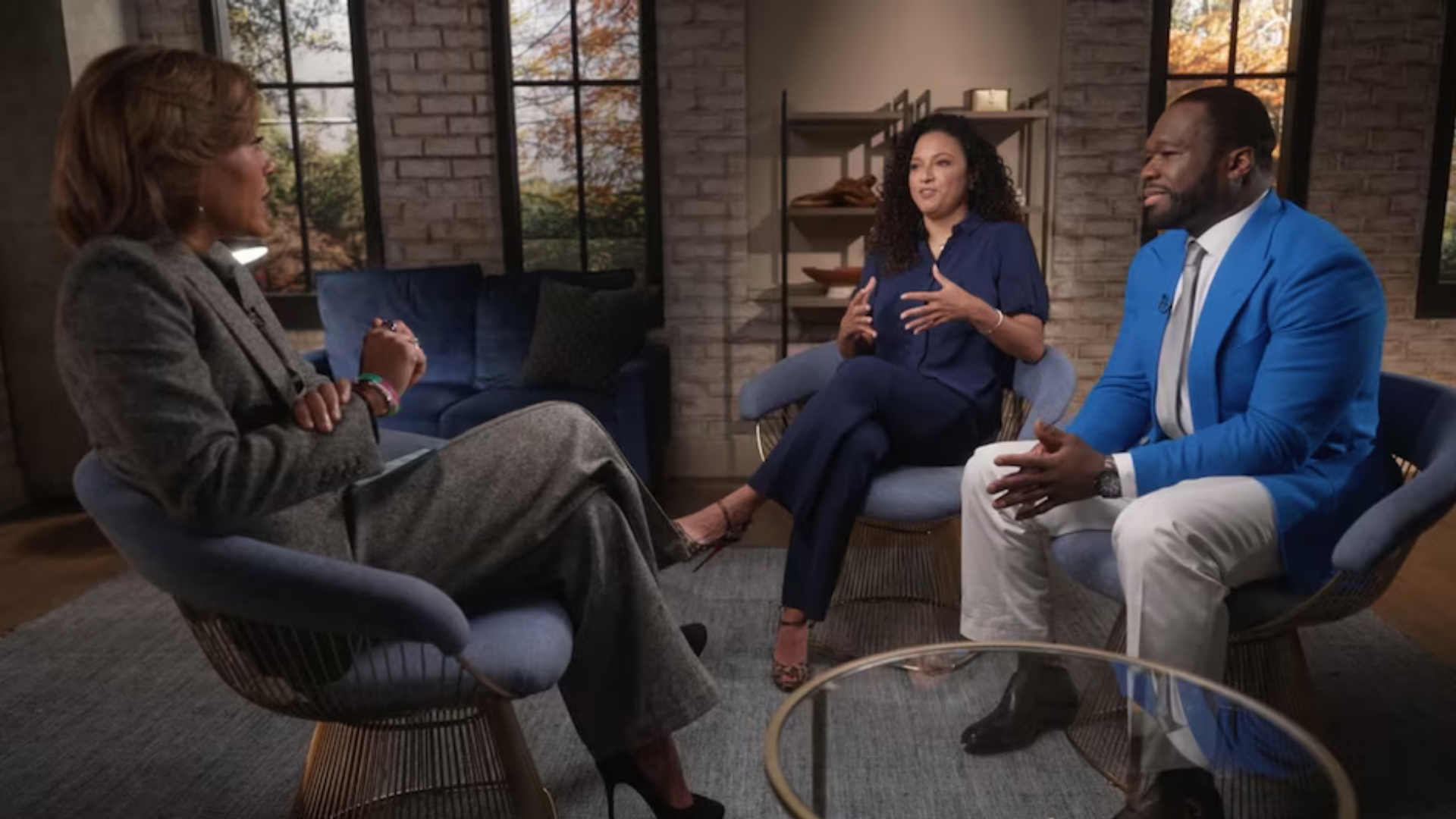 Rapper and actor Curtis "50 Cent" Jackson and director Alexandria Stapleton discuss their new "Sean Combs: The Reckoning" docuseries on "Good Morning America."
