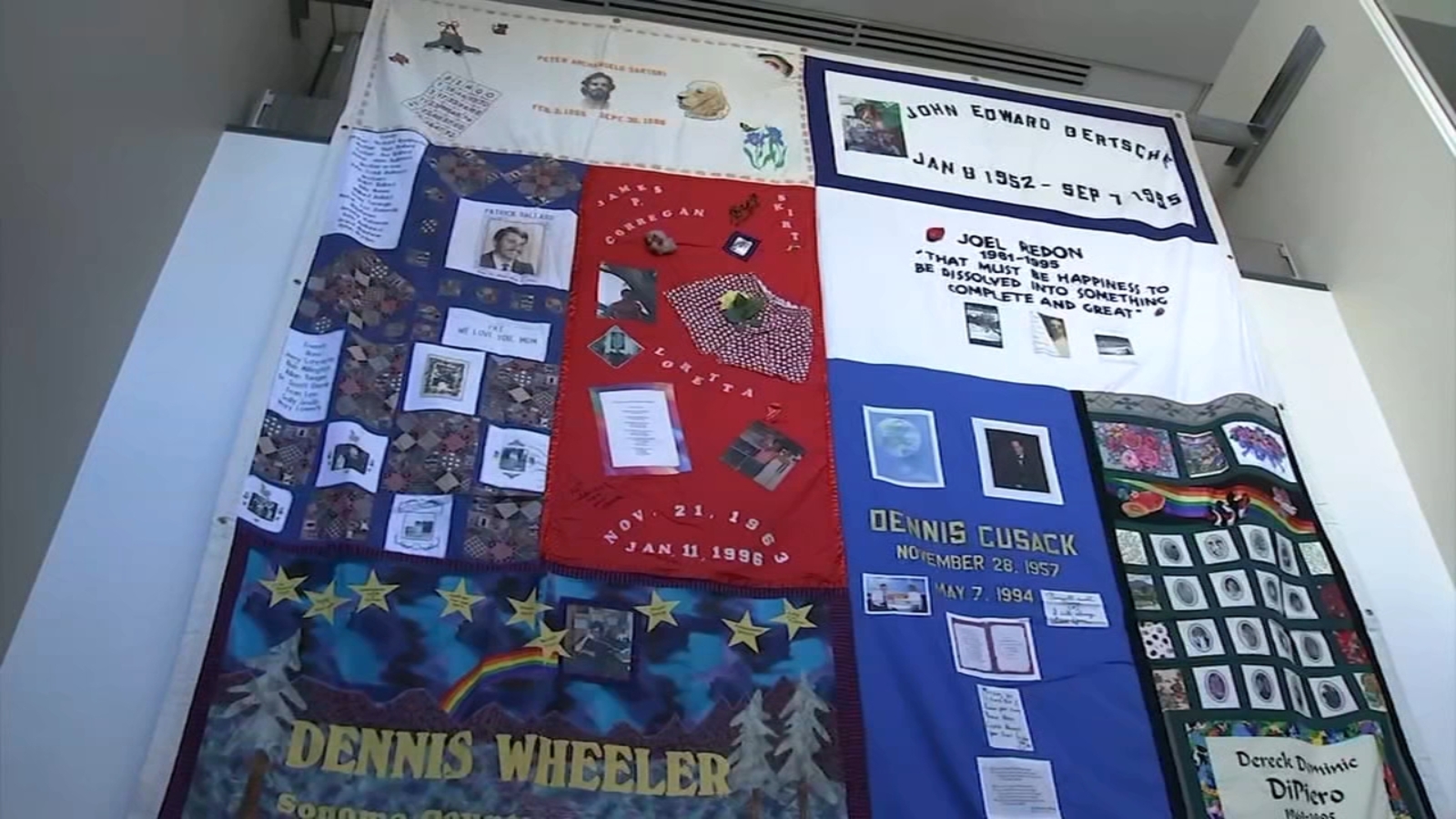 AIDS Memorial Quilts on full display at Santa Rosa's Kaiser Permanente to commemorate World AIDS Day