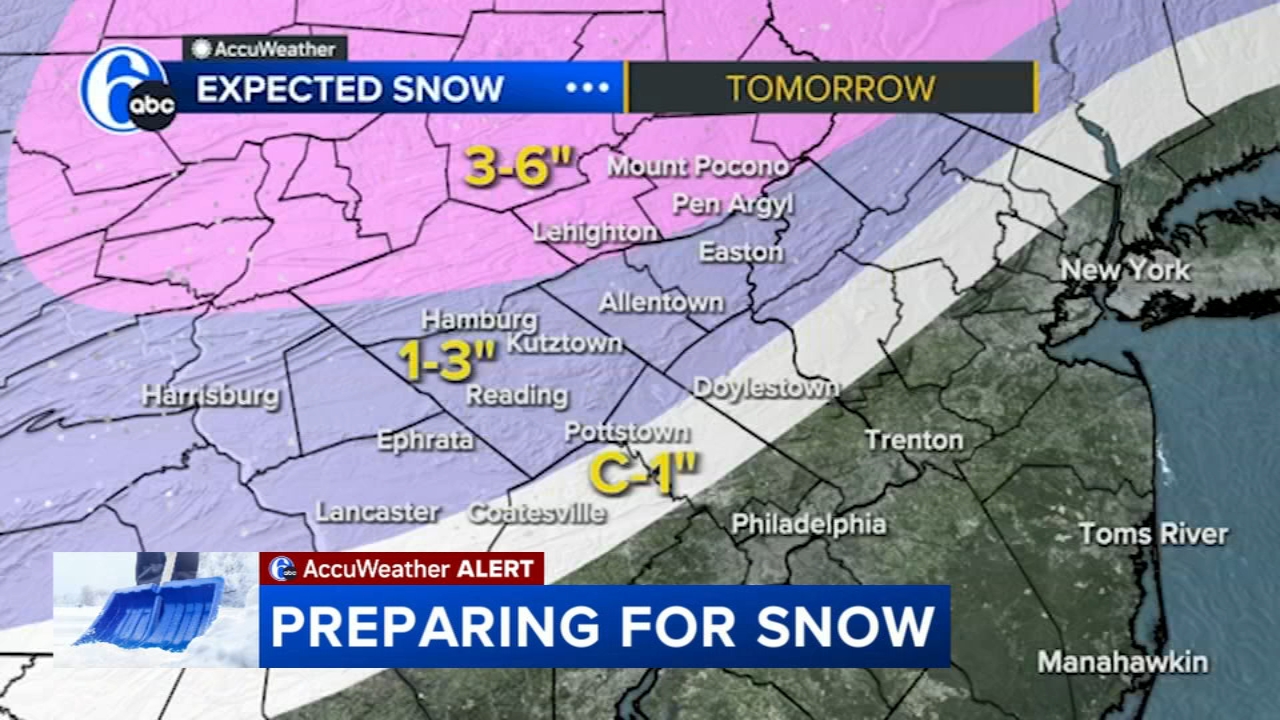 Preps underway for chilly rain, snow for parts of region