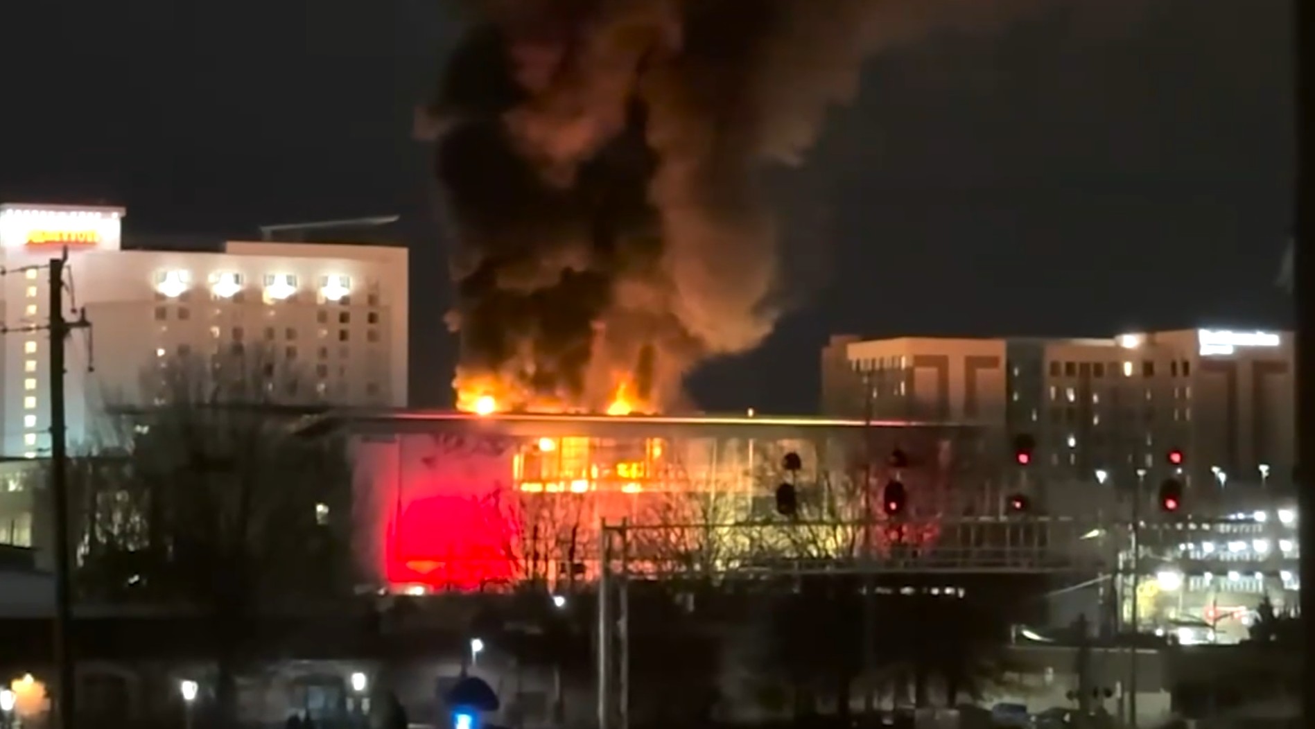 Raleigh Convention Center Engulfed in Major Fire as $400 Million Expansion Plans Move Forward