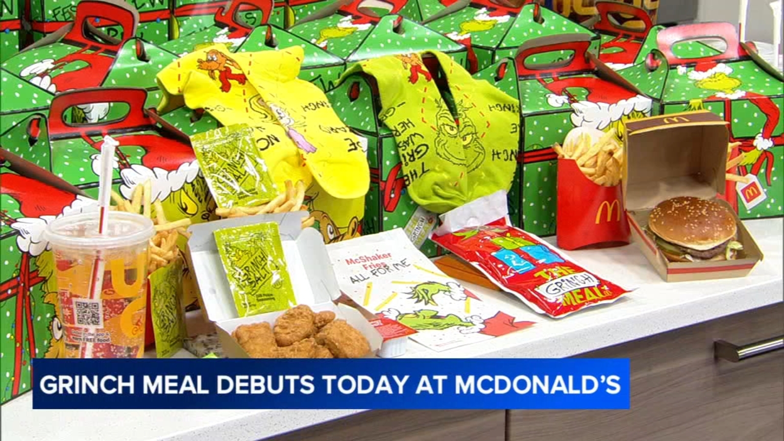 McDonald's unveils Grinch Meal with tangy fries and festive socks