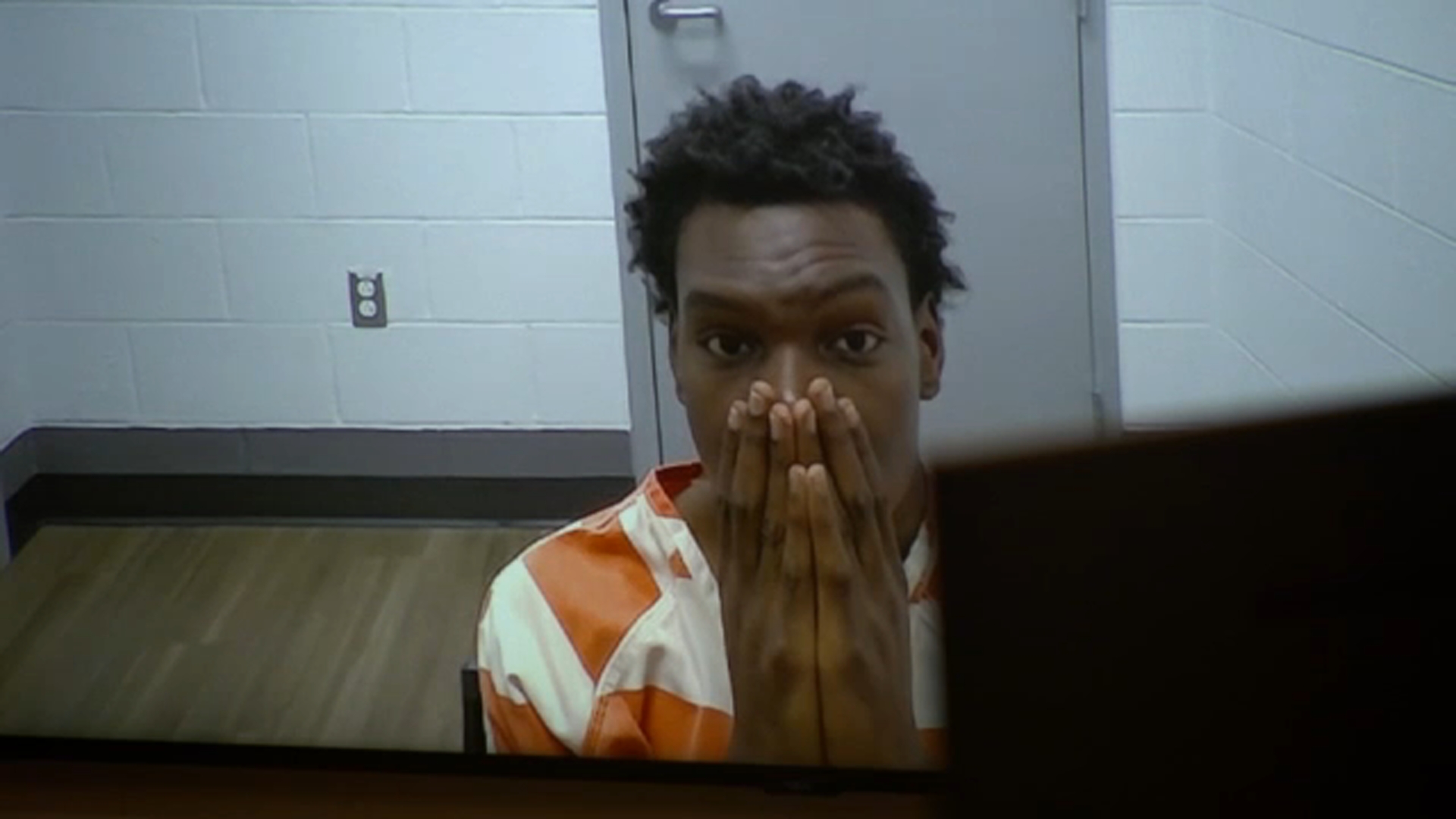 Tyrin Anthony Zah'rel Washington is seen in court on Tuesday.